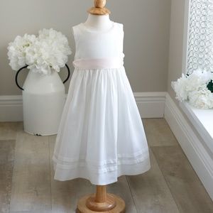 Strasburg Dress NWOT Ivory Girls size 3 Summer, Wedding, Beach Portrait